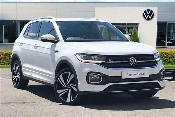 White Used 2021 VW T-Cross R-line SUV | £17,999 (Fair price) - Image 1/4