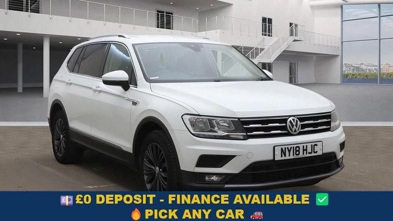 White Used 2018 VW Tiguan Allspace SE SUV | £15,149 (Fair price) - Image 1/4