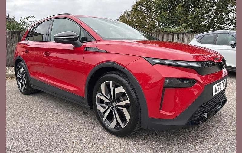 Velvet red metallic New 2025 Skoda Elroq SportLine SUV | £35,995 (Fair price) - Image 1/3