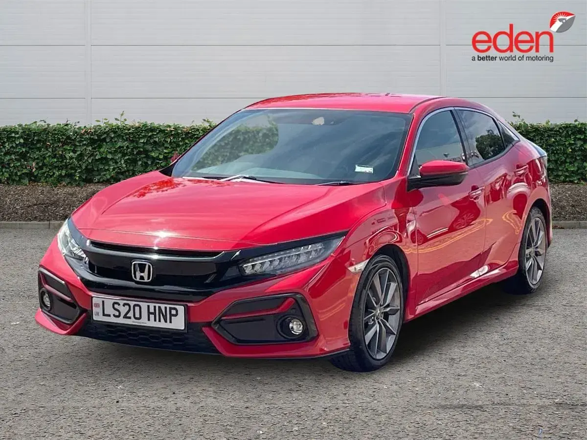 Used Honda Civic SR 126 HP (92 kW) 2020 Red Hatchback