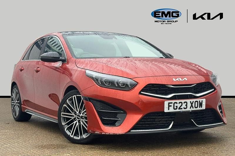 Orange Used 2023 Kia Ceed GT-Line S Hatchback | £21,895 (A bit pricey) - Image 1/3
