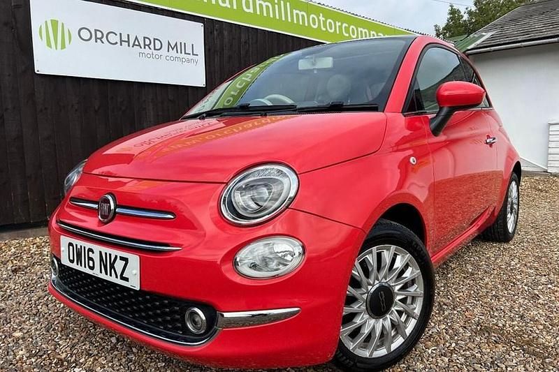 Pink Used 2016 Fiat 500 Lounge Hatchback | £6,295 (A bit pricey) - Image 1/1