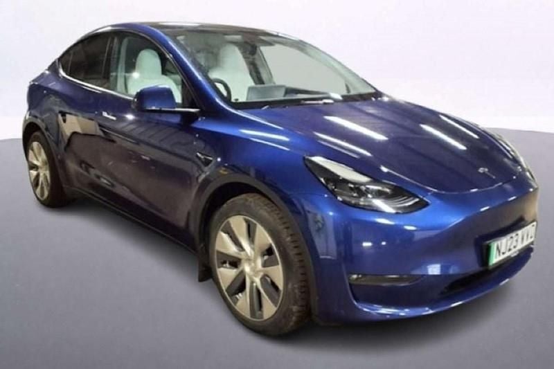 Used Tesla Model Y Long Range AWD 378 kW (514 HP) 2023 Blue SUV
