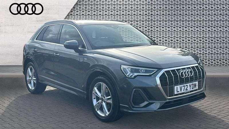 Grey Used 2022 Audi Q3 S-Line SUV | £28,990 (Fair price) - Image 1/4