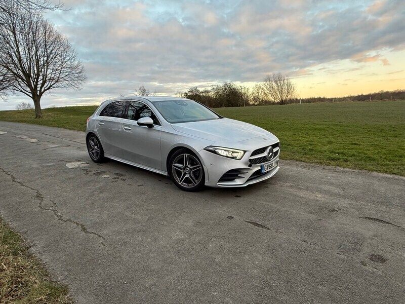 Silver Used 2018 Mercedes A200 AMG Line Premium Hatchback | £11,995 (Super price) - Image 1/4