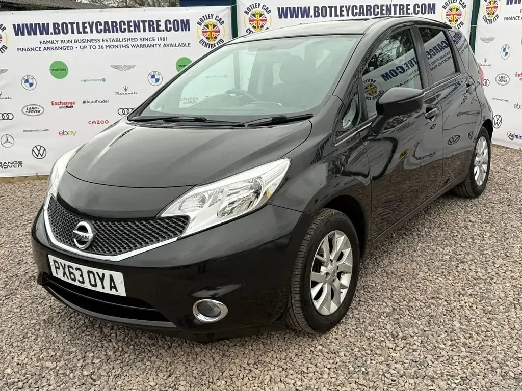 Used Nissan Note Acenta 90 HP (66 kW) 2013 Black Hatchback