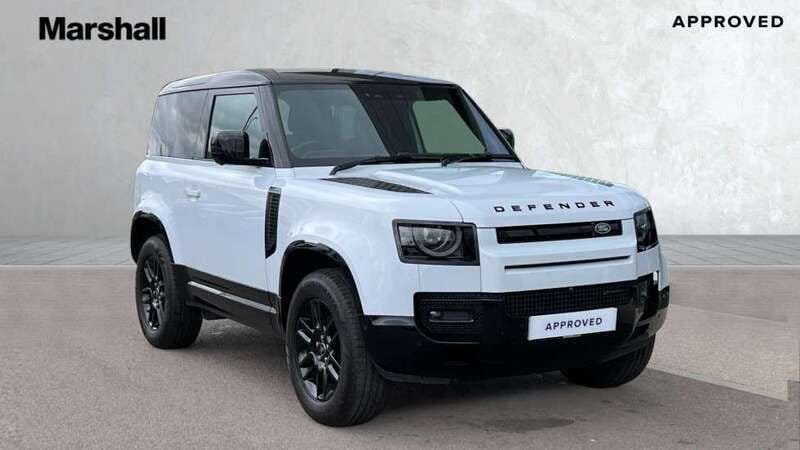 Metallic yulong white Used 2022 Land Rover Defender SE Dynamic SUV | £48,404 - Image 1/4