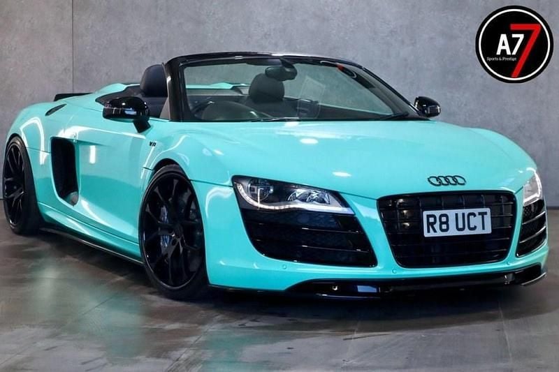 Blue Used 2010 Audi R8 Spyder Business Cabriolet | £47,990 - Image 1/4