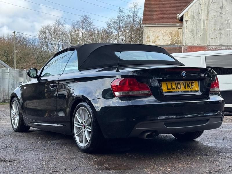 Used BMW 118 Cabriolet M Sport 2010 Black Cabriolet