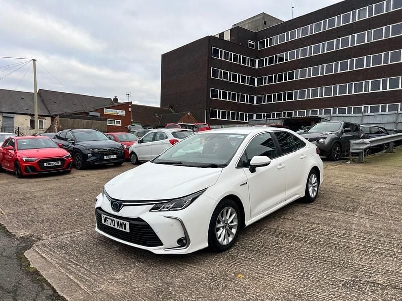 White Used 2020 Toyota Corolla Sedan | £9,795 (Fair price) - Image 1/4