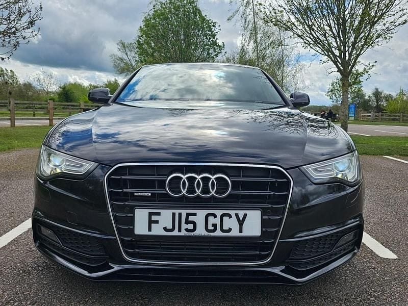 Used Audi A5 Sportback S-Line 230 HP (169 kW) 2015 Black Hatchback