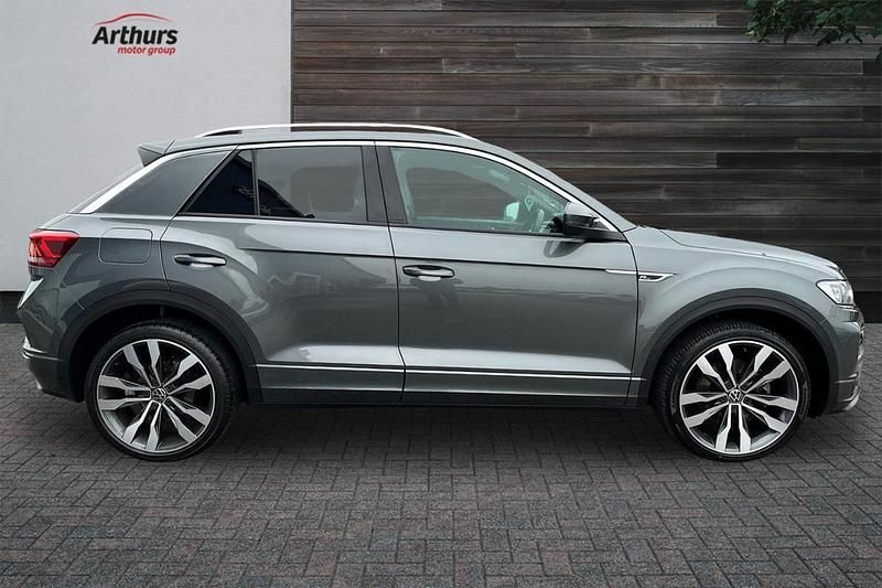 Grey Used 2021 VW T-Roc R-line SUV | £19,890 (Fair price) - Image 1/4