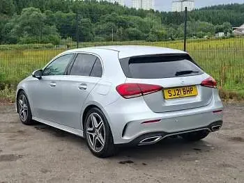 Used Mercedes A220 AMG line 190 HP (139 kW) 2021 Silver Hatchback