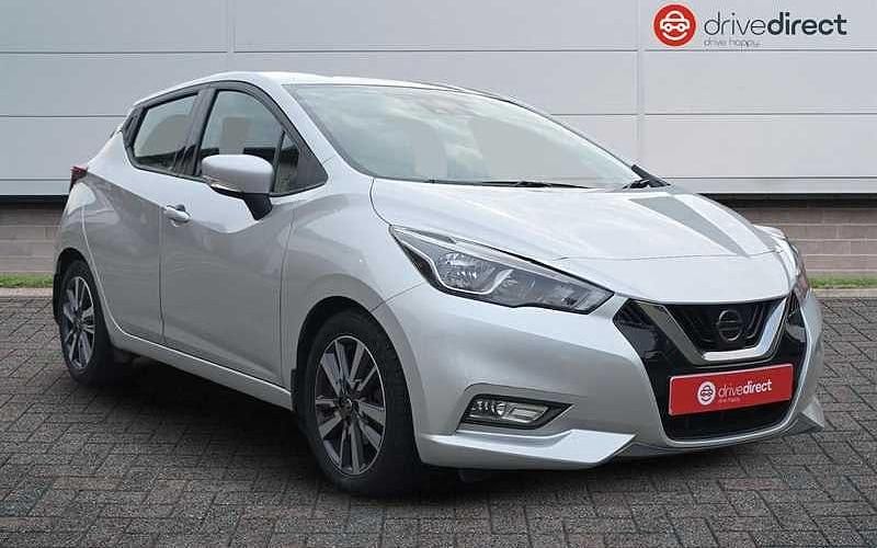 Silver Used 2018 Nissan Micra Acenta Hatchback | £7,699 (Fair price) - Image 1/4