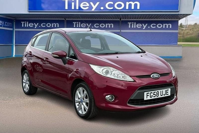 Used Ford Fiesta Zetec 2008 Red Hatchback