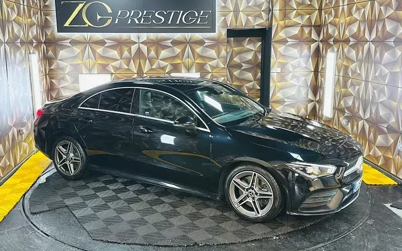 Used Mercedes CLA250 AMG line 224 HP (164 kW) 2019 Black Coupe