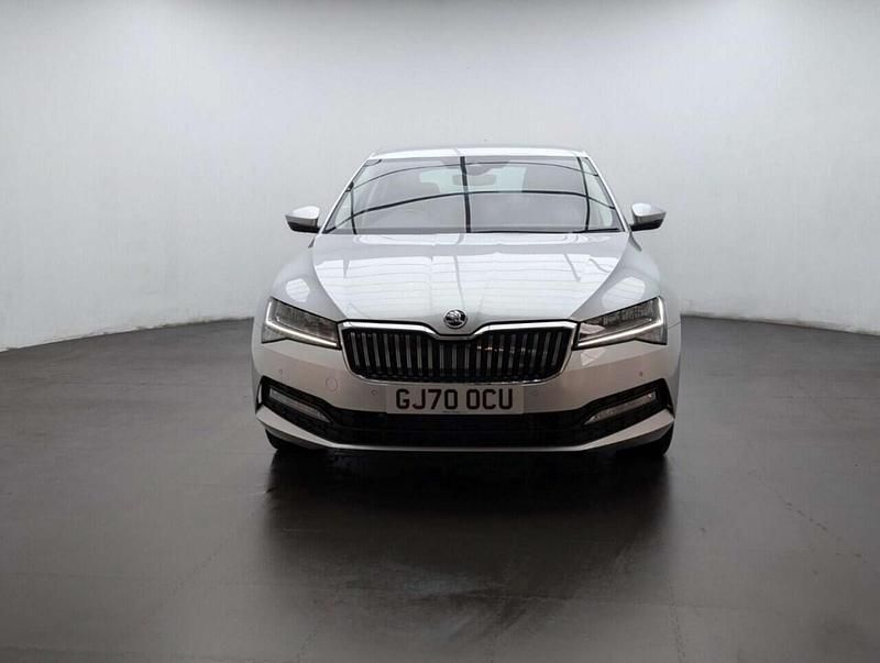 Used Skoda Superb SE Technology 150 HP (110 kW) 2020 Silver Hatchback
