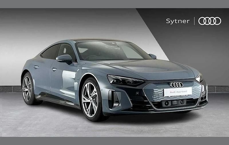 Grey Used 2023 Audi e-tron GT quattro Comfort Sedan | £42,500 (Good price) - Image 1/4