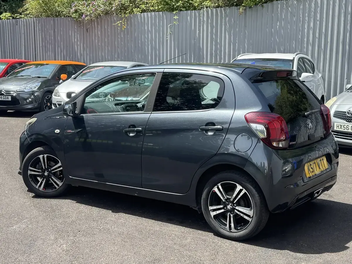 Used Peugeot 108 GT-line 82 HP (60 kW) 2017 Grey Hatchback