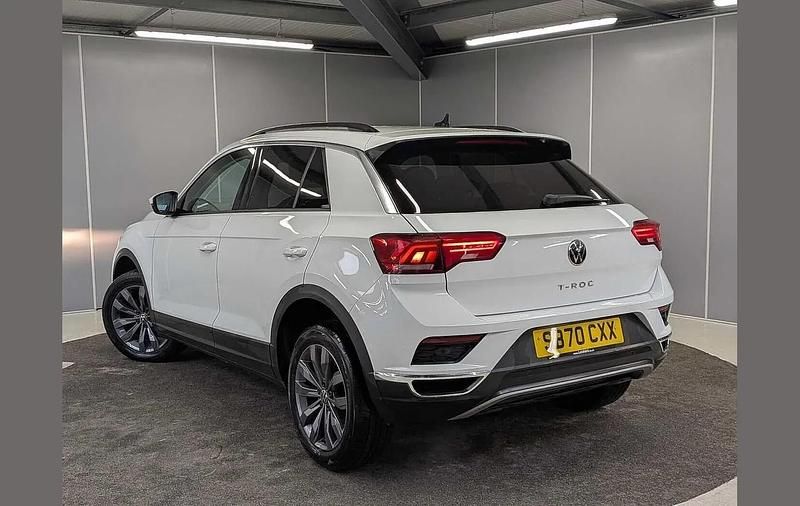 Used VW T-Roc SE 110 HP (80 kW) 2021 White SUV