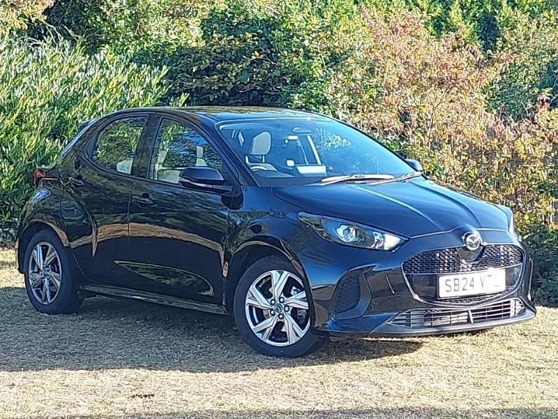 Black Used 2024 Mazda 2 Exclusive-Line Hatchback | £17,498 (Fair price) - Image 1/4