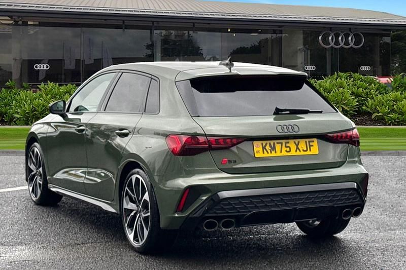 Used Audi S3 Sportback Black Edition 333 HP (244 kW) 2025 Green Hatchback