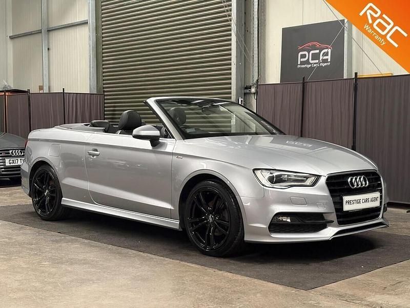 Silver Used 2015 Audi A3 Cabriolet S-Line Cabriolet | £9,990 (Fair price) - Image 1/4