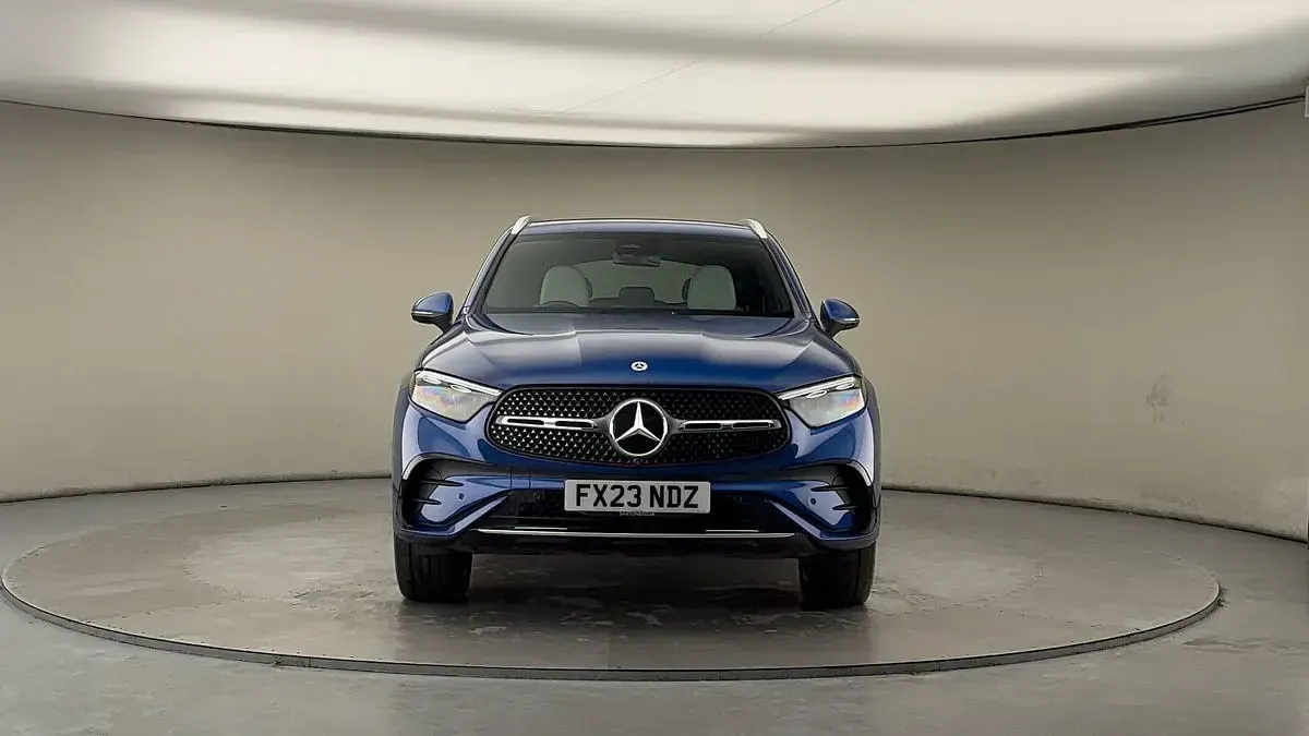 Used Mercedes GLC300e AMG line 313 HP (230 kW) 2023 Spectral blue SUV