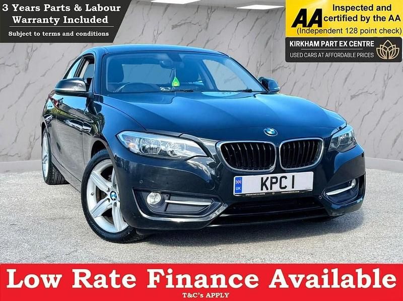 Black Used 2015 BMW 218 Sport Line Coupe | £6,500 (Good price) - Image 1/4