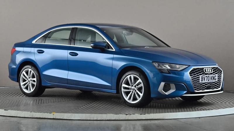 Blue Used 2020 Audi A3 Sport Sedan | £16,998 (Fair price) - Image 1/4