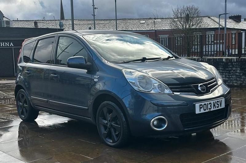 Used Nissan Note N-TEC 90 HP (66 kW) 2013 Blue Hatchback