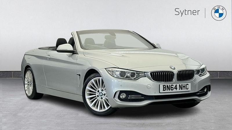 Silver Used 2014 BMW 420 Luxury Line Cabriolet | £13,750 (Fair price) - Image 1/4