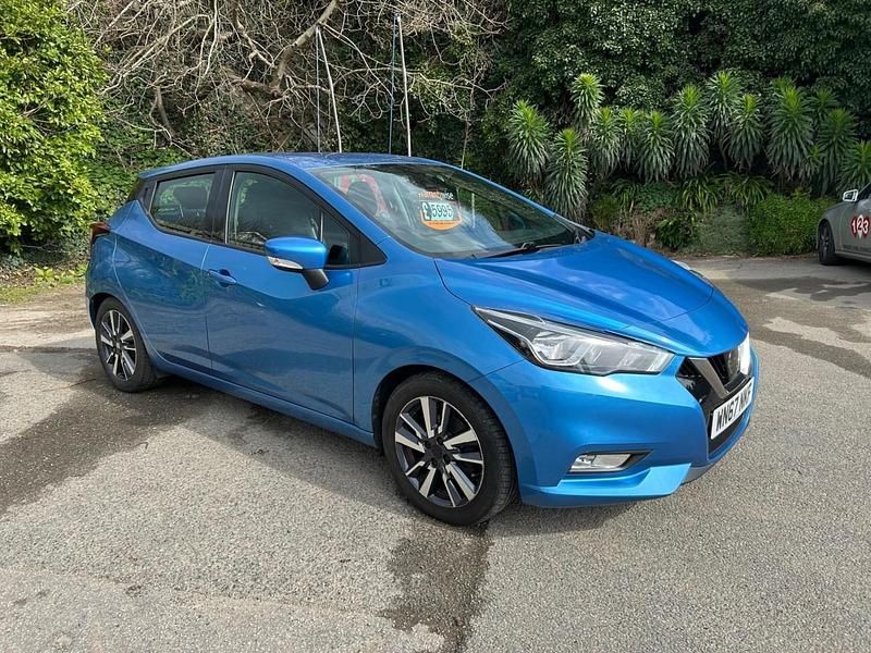 Blue Used 2017 Nissan Micra Acenta Hatchback | £4,995 (Fair price) - Image 1/4