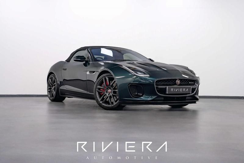 Usado Jaguar F-Type R-Dynamic 380 HP (279 kW) 2020 Verde Cabrios