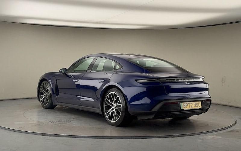 Used Porsche Taycan Performance Package 350 kW (476 HP) 2023 Gentian blue Sedan