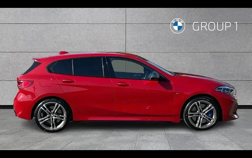 Used BMW M135 Comfort Edition 302 HP (222 kW) 2021 Red Hatchback