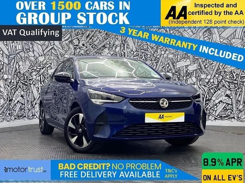 Blue Used 2022 Vauxhall Corsa-e Hatchback | £11,395 (Good price) - Image 1/2