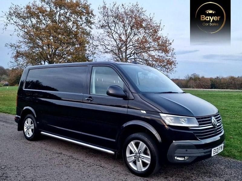 Black Used 2021 VW T6.1 Highline Van | £19,785 - Image 1/4