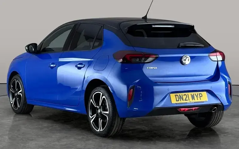 Used Vauxhall Corsa SRi 101 HP (74 kW) 2021 Blue Hatchback