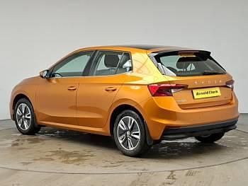 Used Skoda Fabia SE L 110 HP (80 kW) 2022 Orange Hatchback