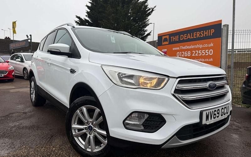 White Used 2019 Ford Kuga Zetec SUV | £8,090 (Good price) - Image 1/4