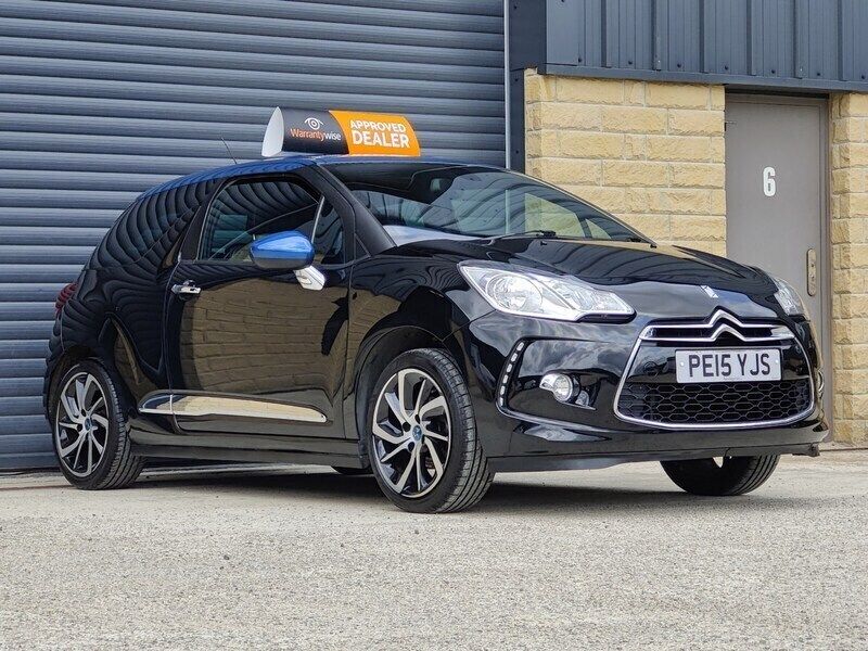Black Used 2015 Citroën DS3 PureTech Hatchback | £5,000 (Fair price) - Image 1/4