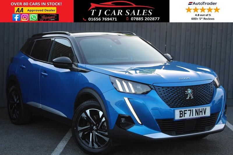 Used Peugeot e-2008 GT 2021 Blue SUV