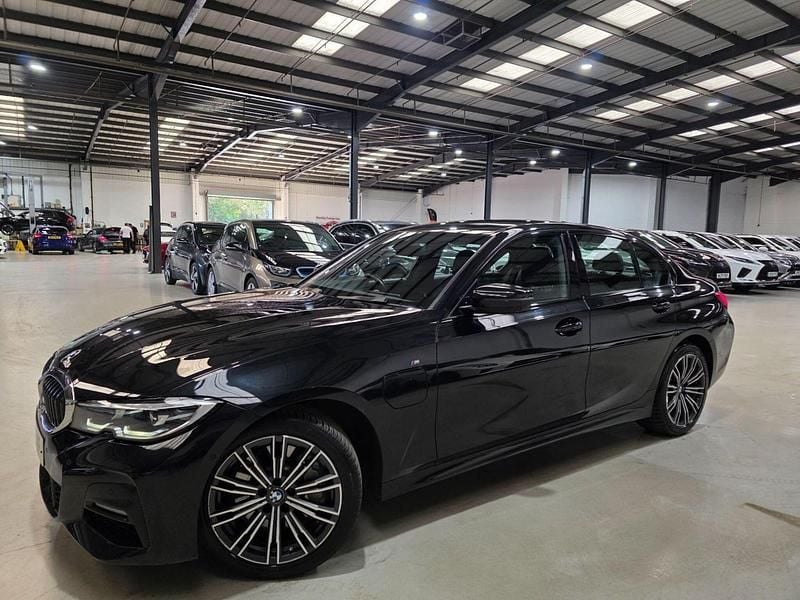 Black Used 2021 BMW 330e M Sport Sedan | £13,630 (Good price) - Image 1/4