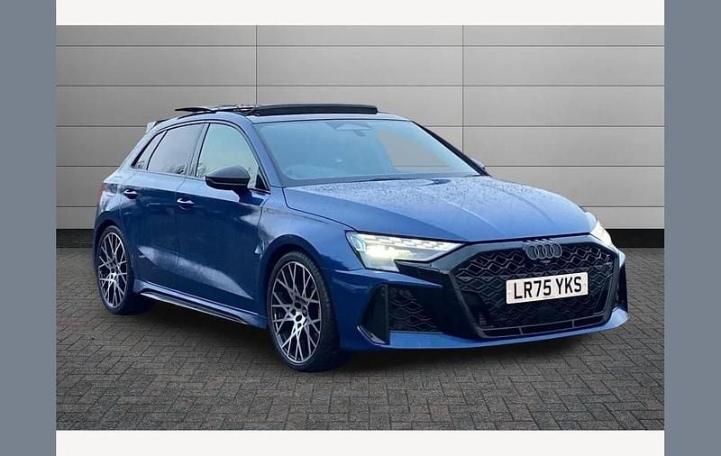 Ascari blue Used 2025 Audi RS3 Comfort Sedan | £66,995 - Image 1/4
