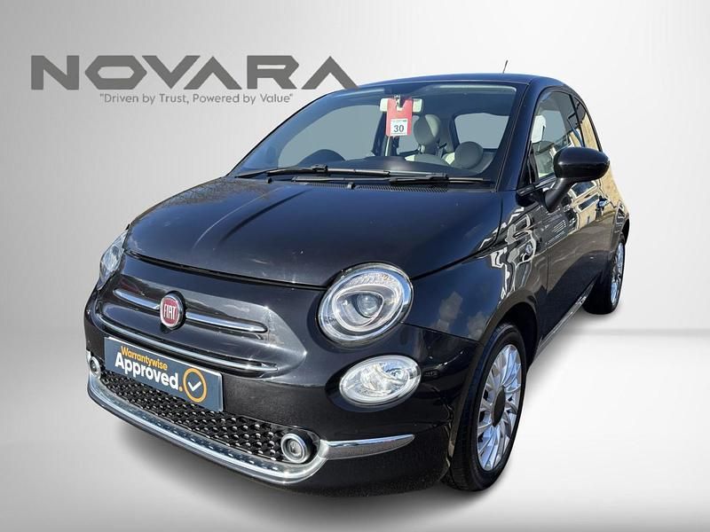 Used Fiat 500 Lounge 69 HP (50 kW) 2019 Black Hatchback