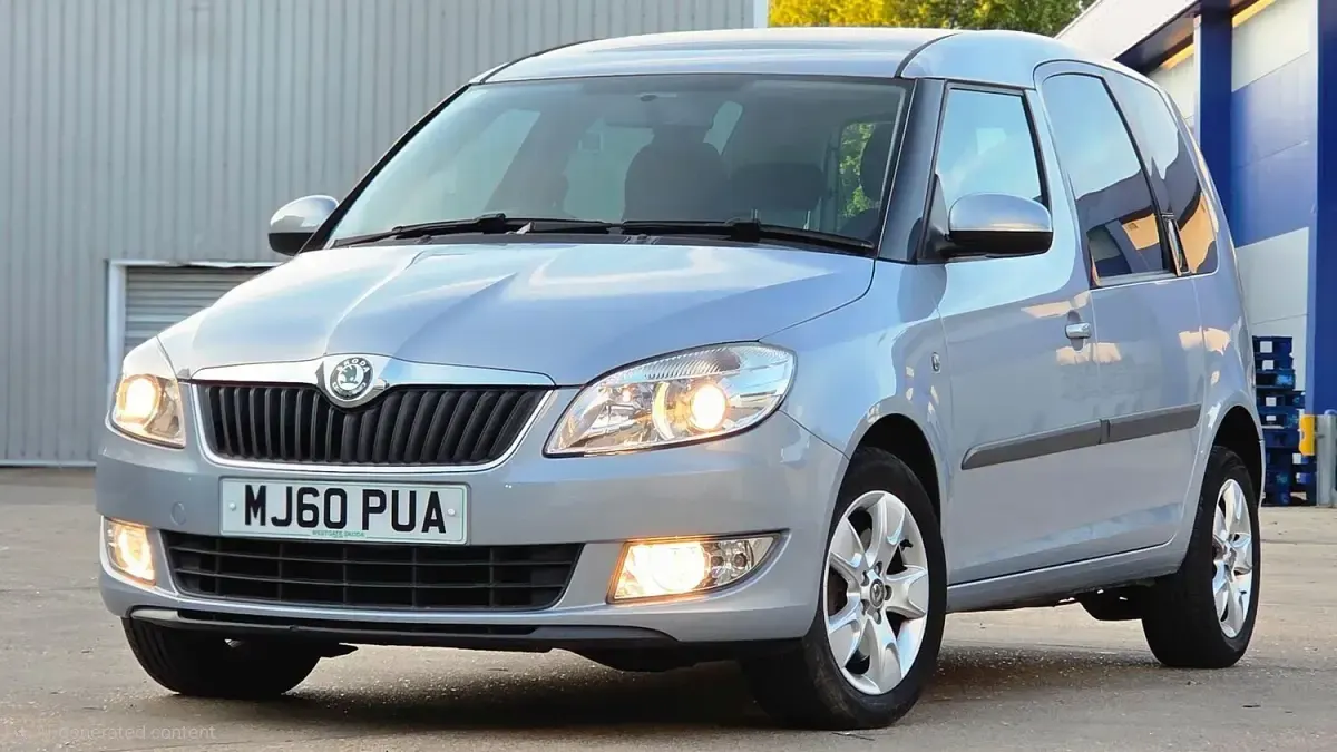 Used Skoda Roomster SE 105 HP (77 kW) 2011 Blue MPV