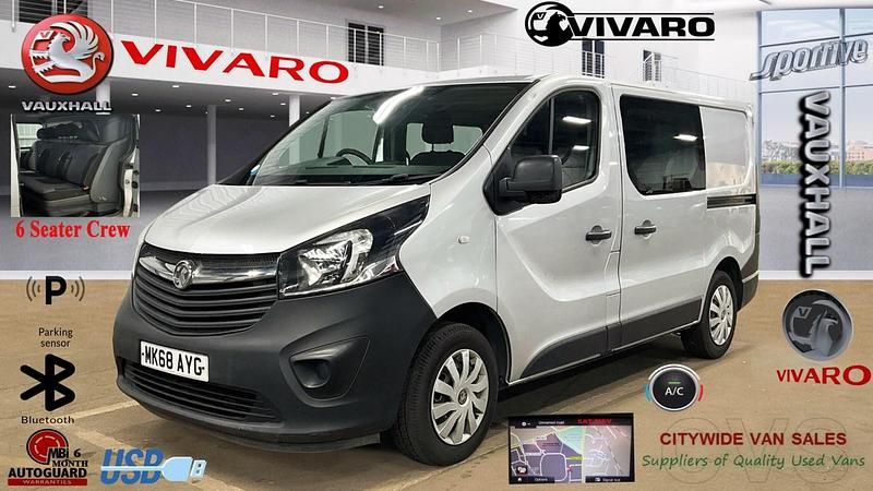 Used Vauxhall Vivaro 125 HP (91 kW) 2018 Silver MPV