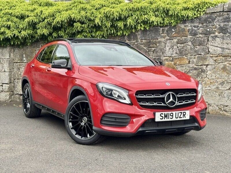 Red Used 2019 Mercedes GLA250 AMG line SUV | £19,995 (A bit pricey) - Image 1/4