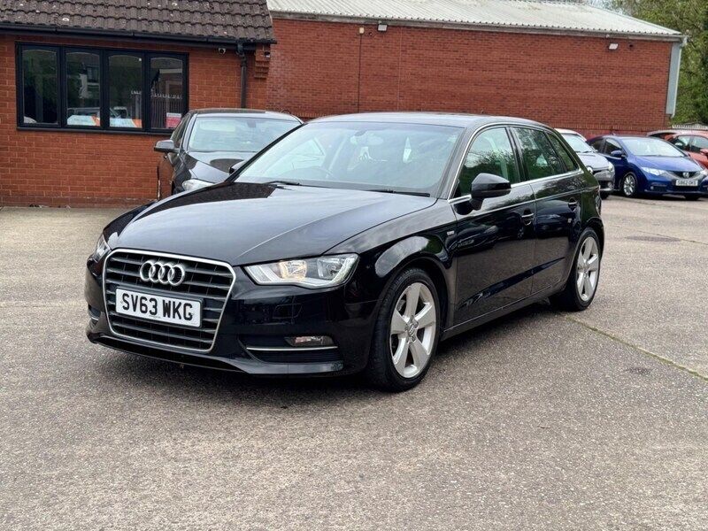 Black Used 2013 Audi A3 Sportback Sport Hatchback | £5,580 (Fair price) - Image 1/4